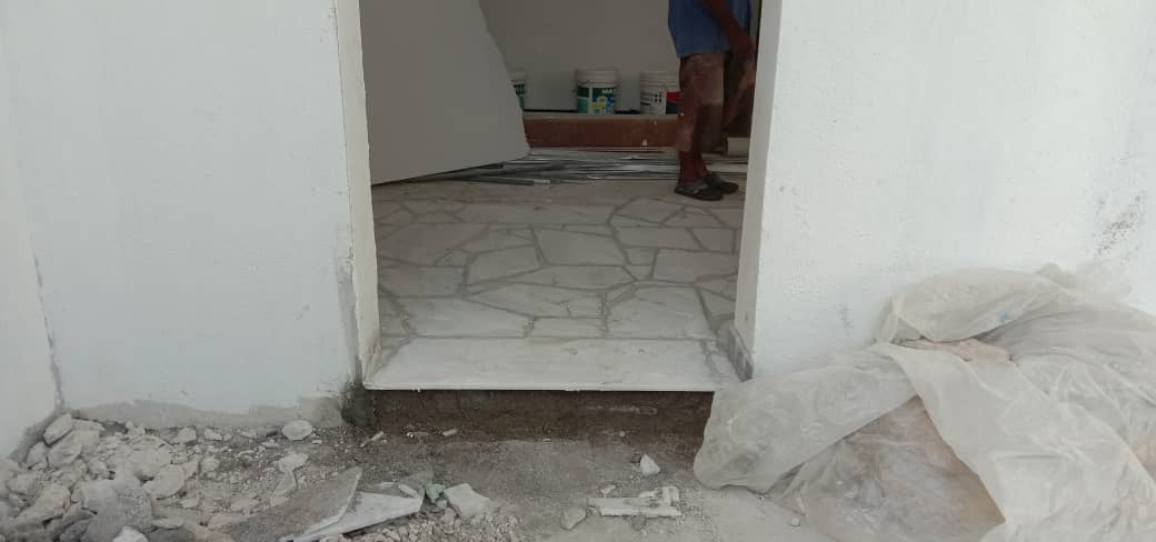 Supply and Install Broken Marble and Tiles Floor