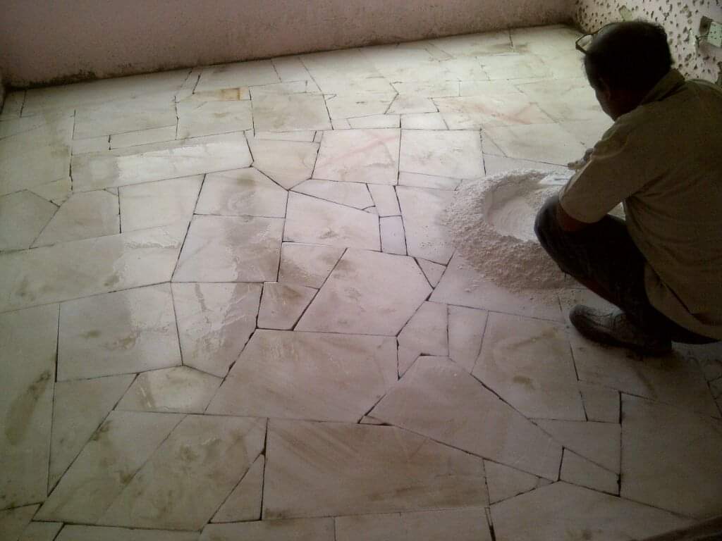 Supply and Install Broken Marble and Tiles Floor