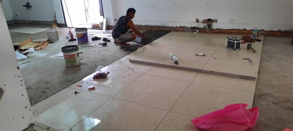 Supply and Install Broken Marble and Tiles Floor
