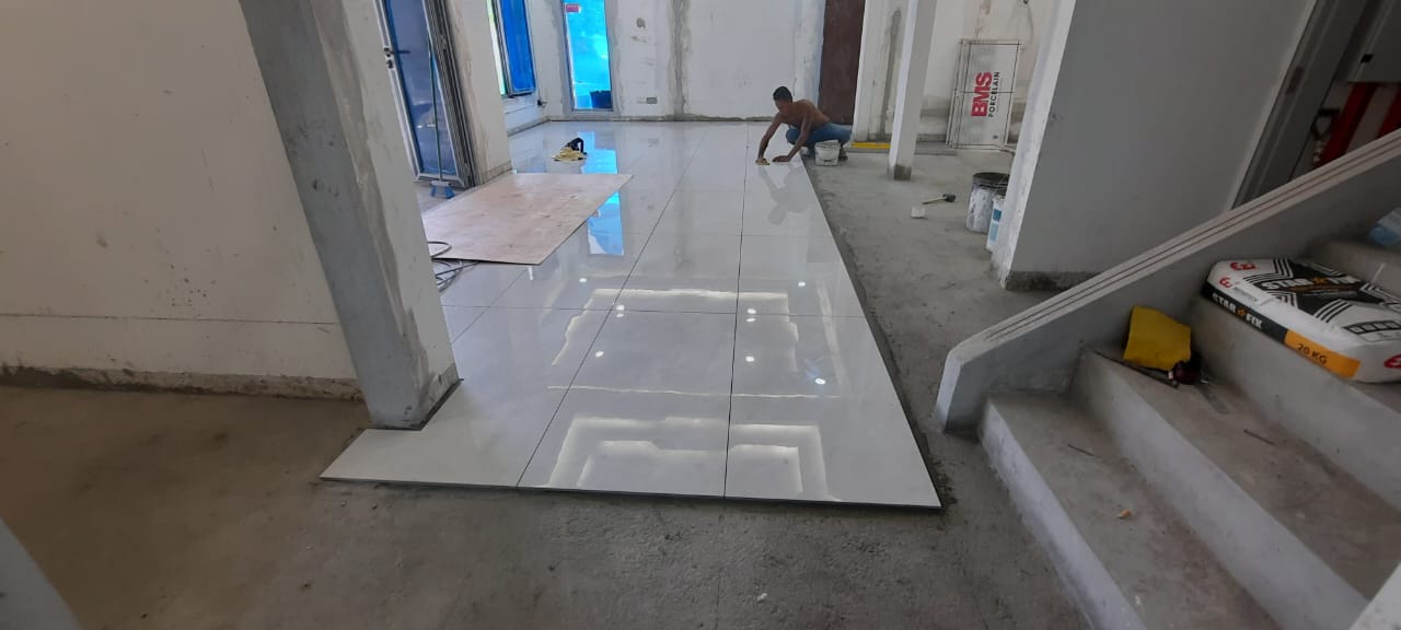 Supply and Install Broken Marble and Tiles Floor