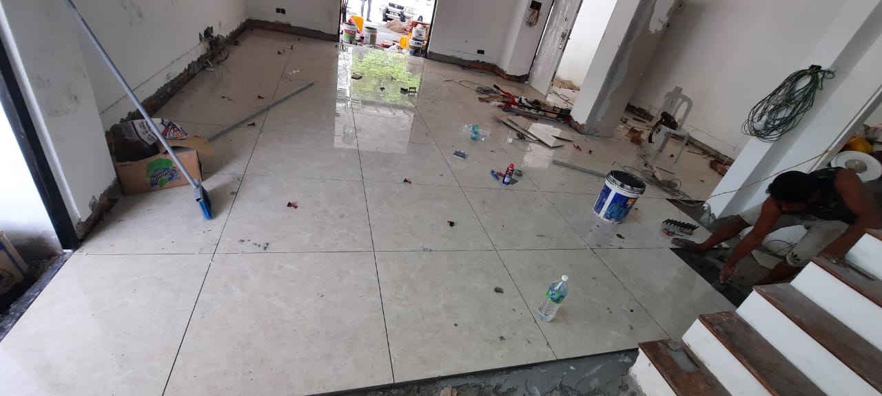 Supply and Install Broken Marble and Tiles Floor