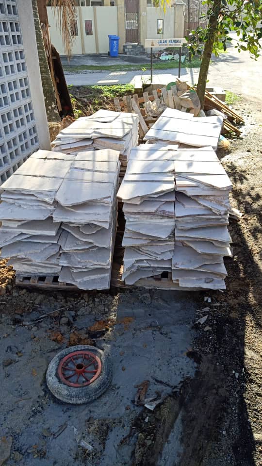 Supply and Install Broken Marble and Tiles Floor