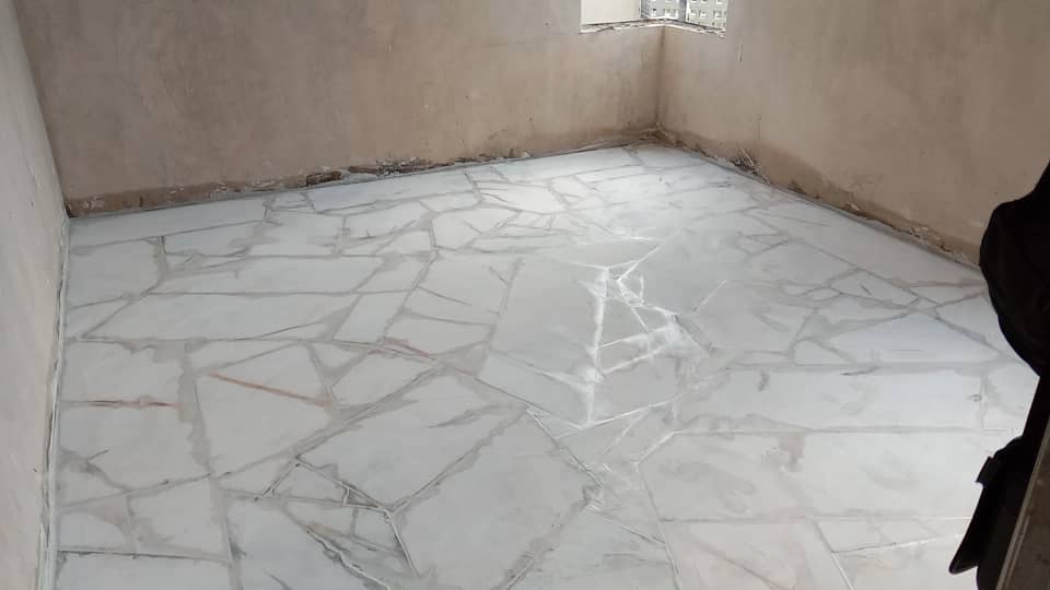 Supply and Install Broken Marble and Tiles Floor